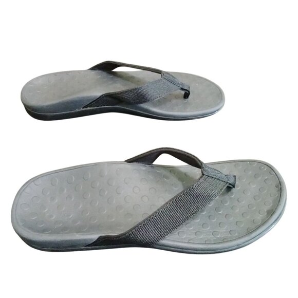 Llsoarss Womens Black Size 9 Orthopedic Flip Flops Arch Support Sandals - Picture 8 of 12